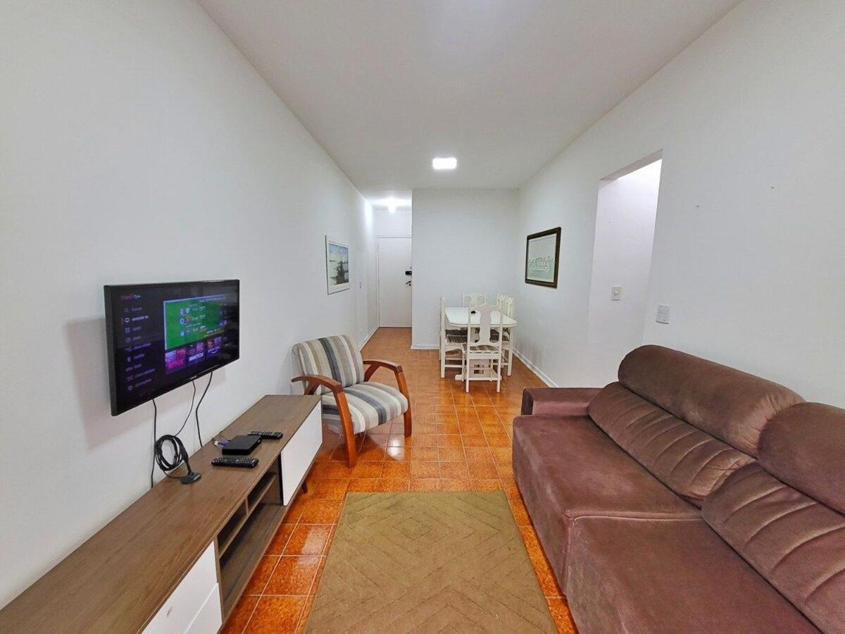 Ap 02 Dorms - Enseada - Com Sacada, Ar-Cond, Wi-Fi, 01 Vaga, Lado Praia Guarujá Kültér fotó